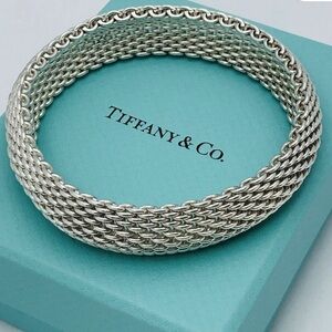 Tiffany & Co. Silver Mesh Weave Bracelet